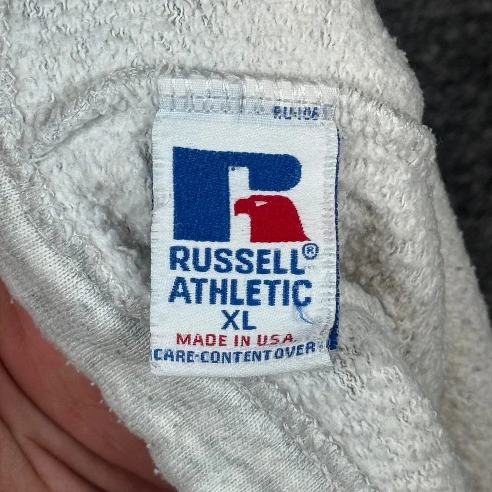 Vintage Russell Athletic Sweatpants XL Gray Made in USA Joggers Fleece Pants